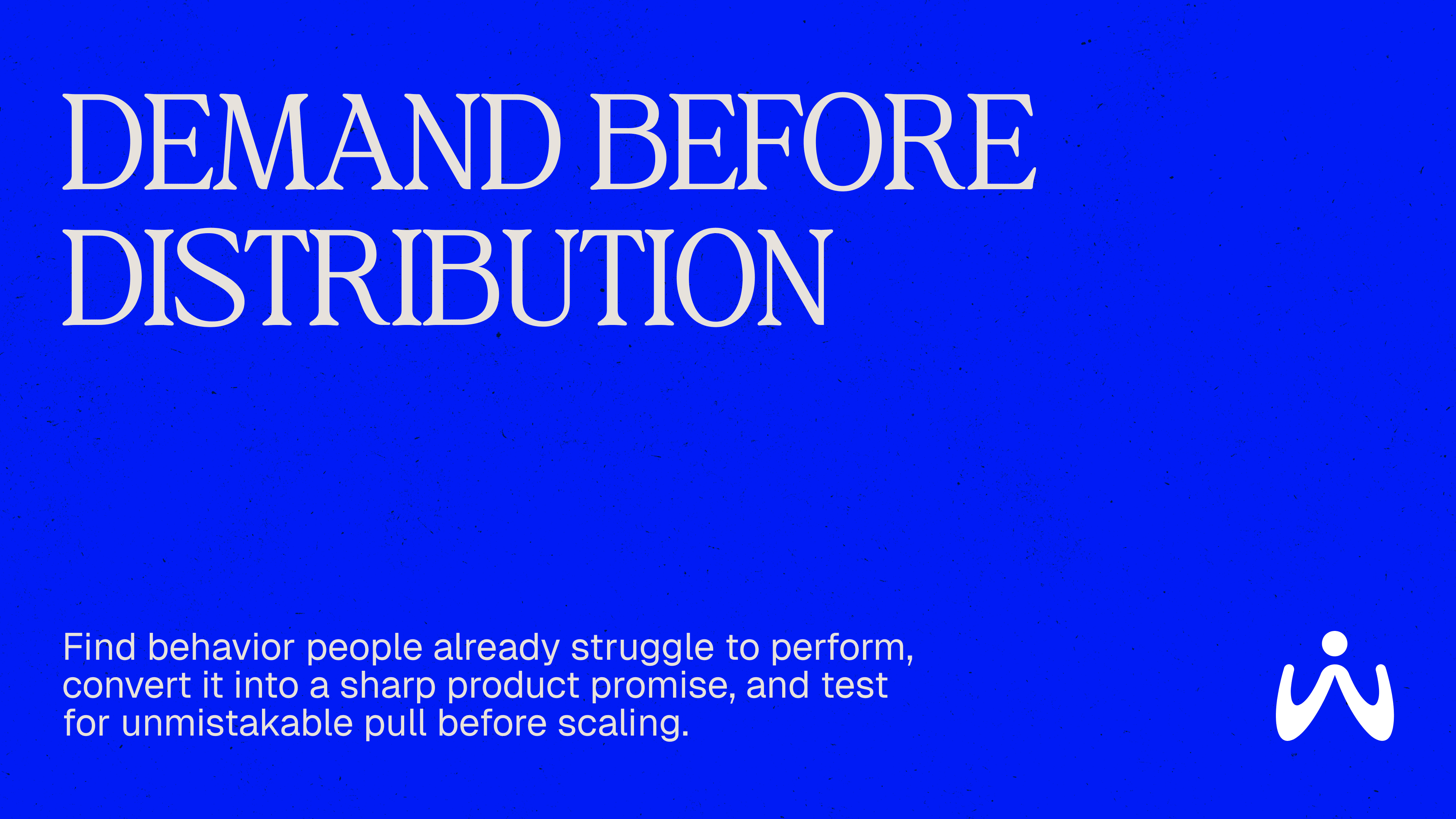 Demand Before Distribution chapter preview